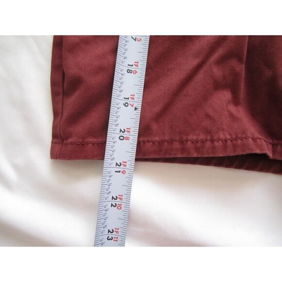 Men's Quiksilver Straight Fit Cotton Crimson Shorts Sz 38 (MP265) - Picture 5 of 8